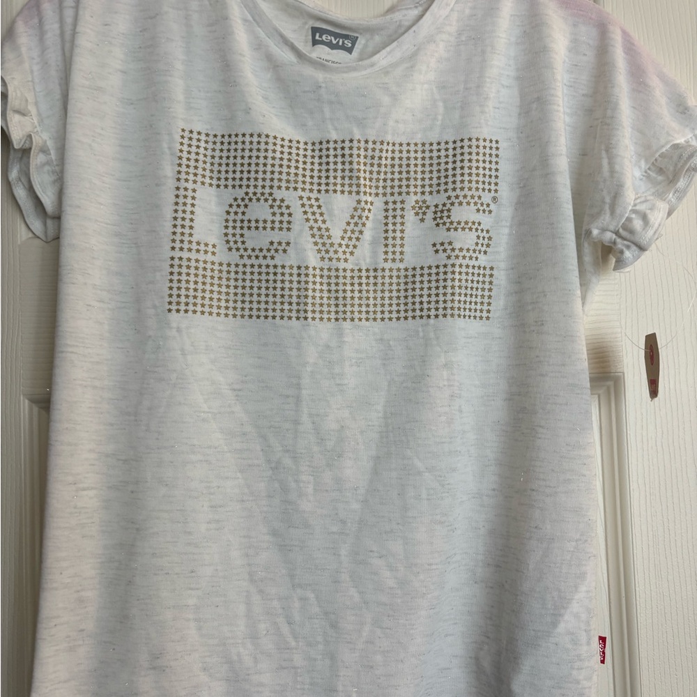 Levi's White Short Sleeve Tee with Iconic Logo